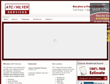Tablet Screenshot of hilyerservices.com